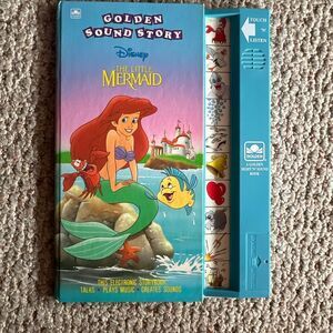 Golden Sound Story Disney The little Mermaid a golden sight n book vintage 1991